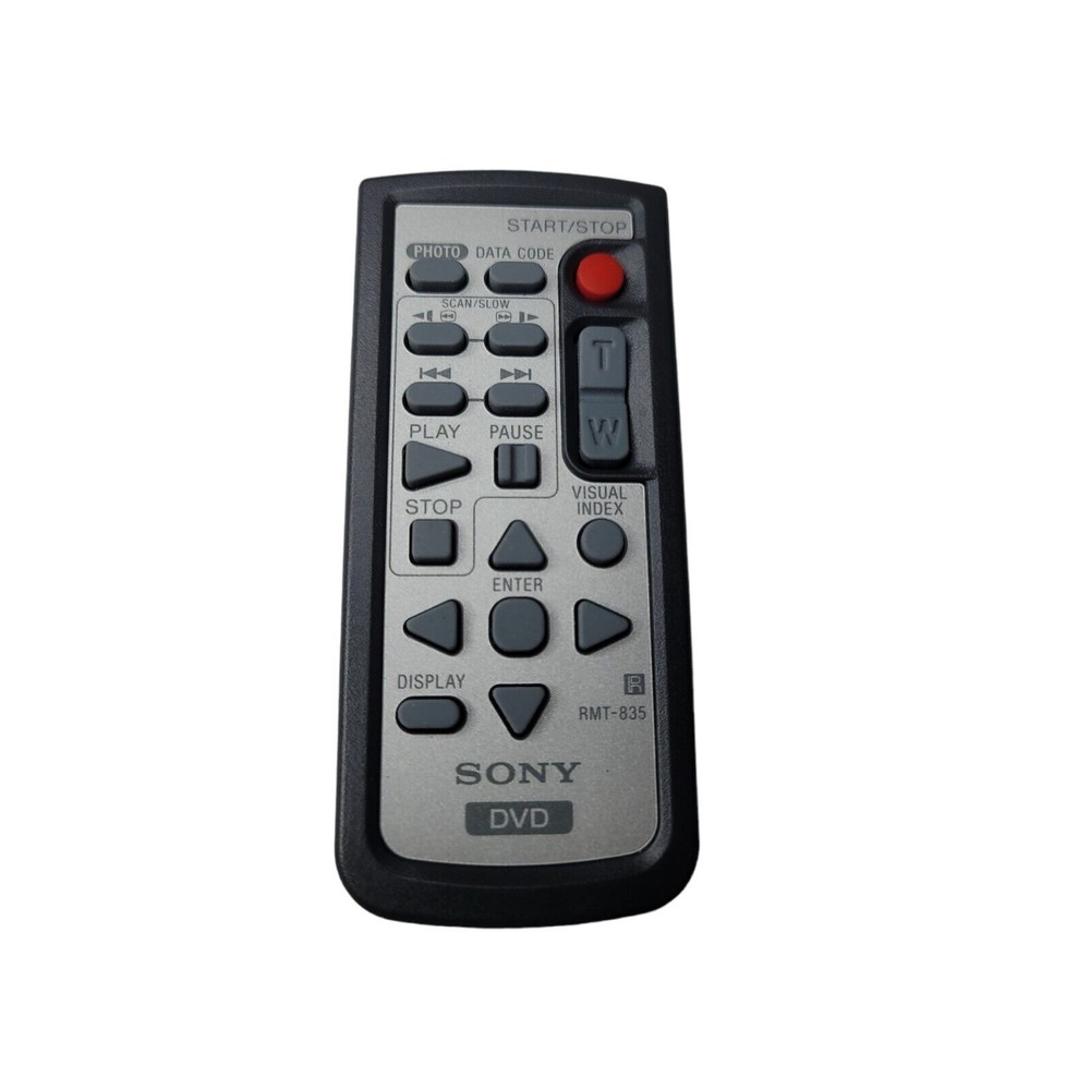 Sony RMT-835 OEM Original Handycam DVD Replacement Remote Control Gray